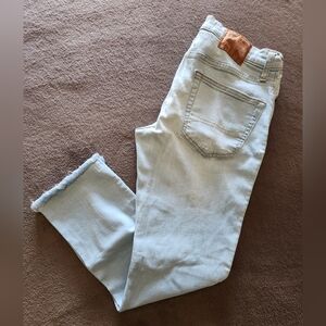 Hollister Slim Straight Raw Hem Jeans